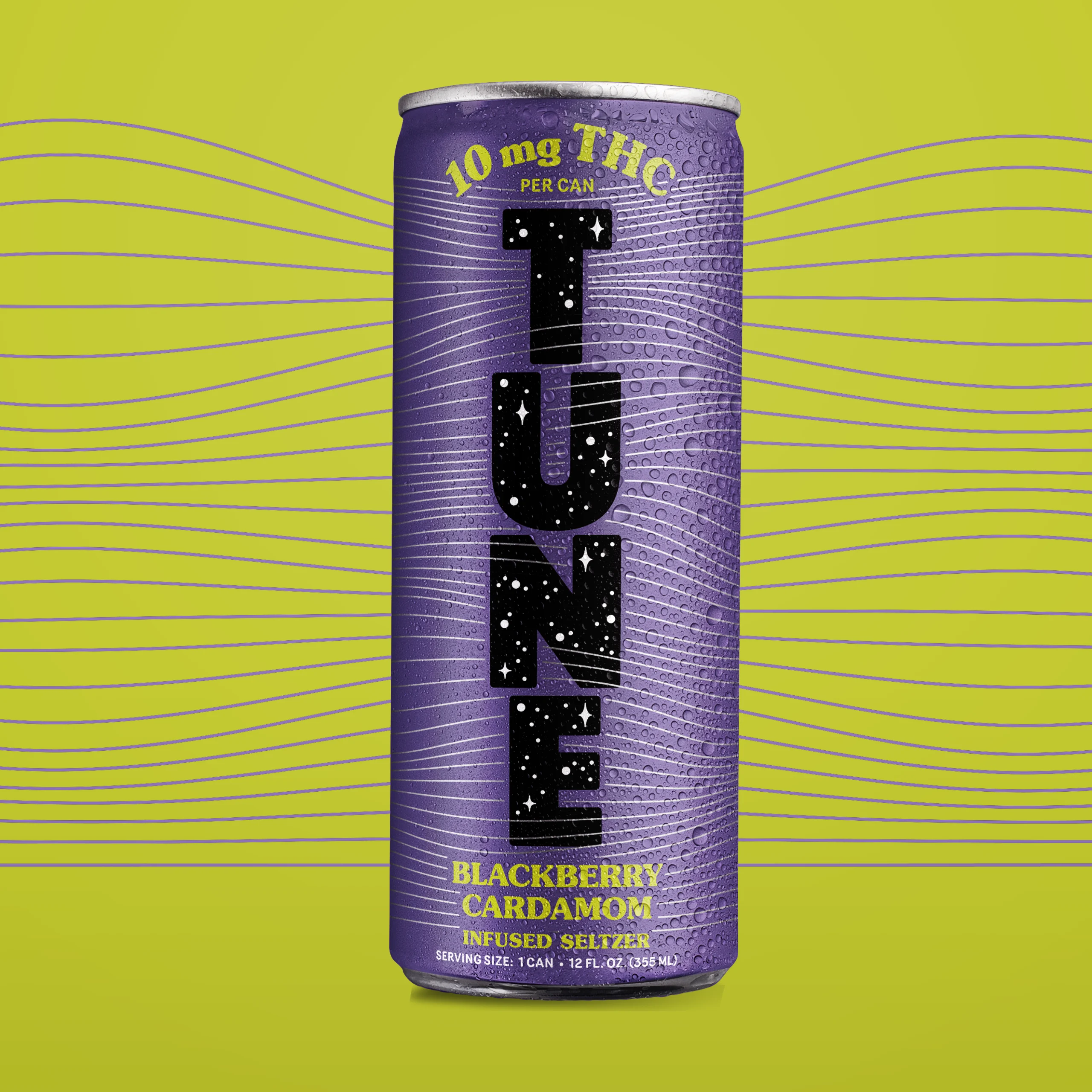 Tune Blackberry Cardamom Seltzer, 10MG - 10MG