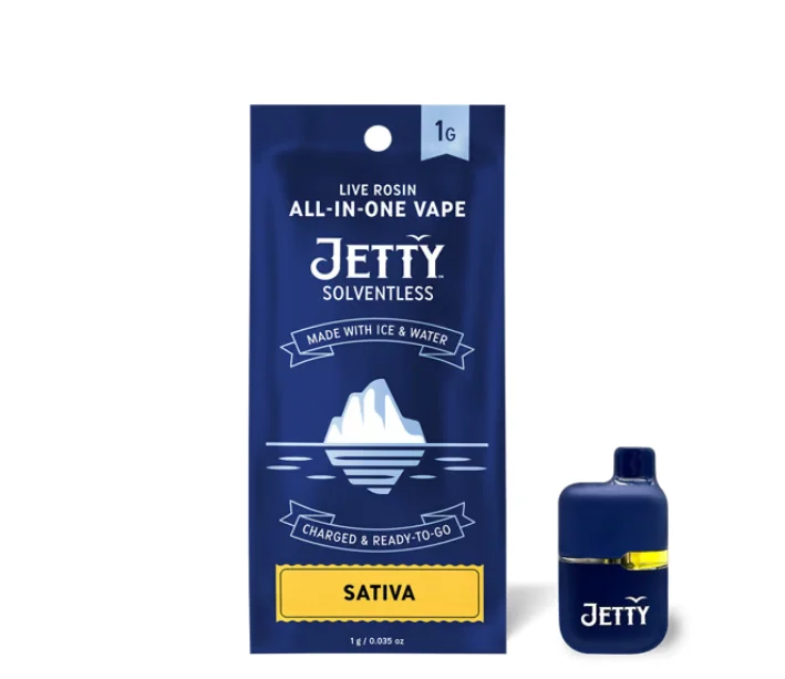 Jetty Smoky Mountain High Solventless Mini Tank Vape, 1G - 1G