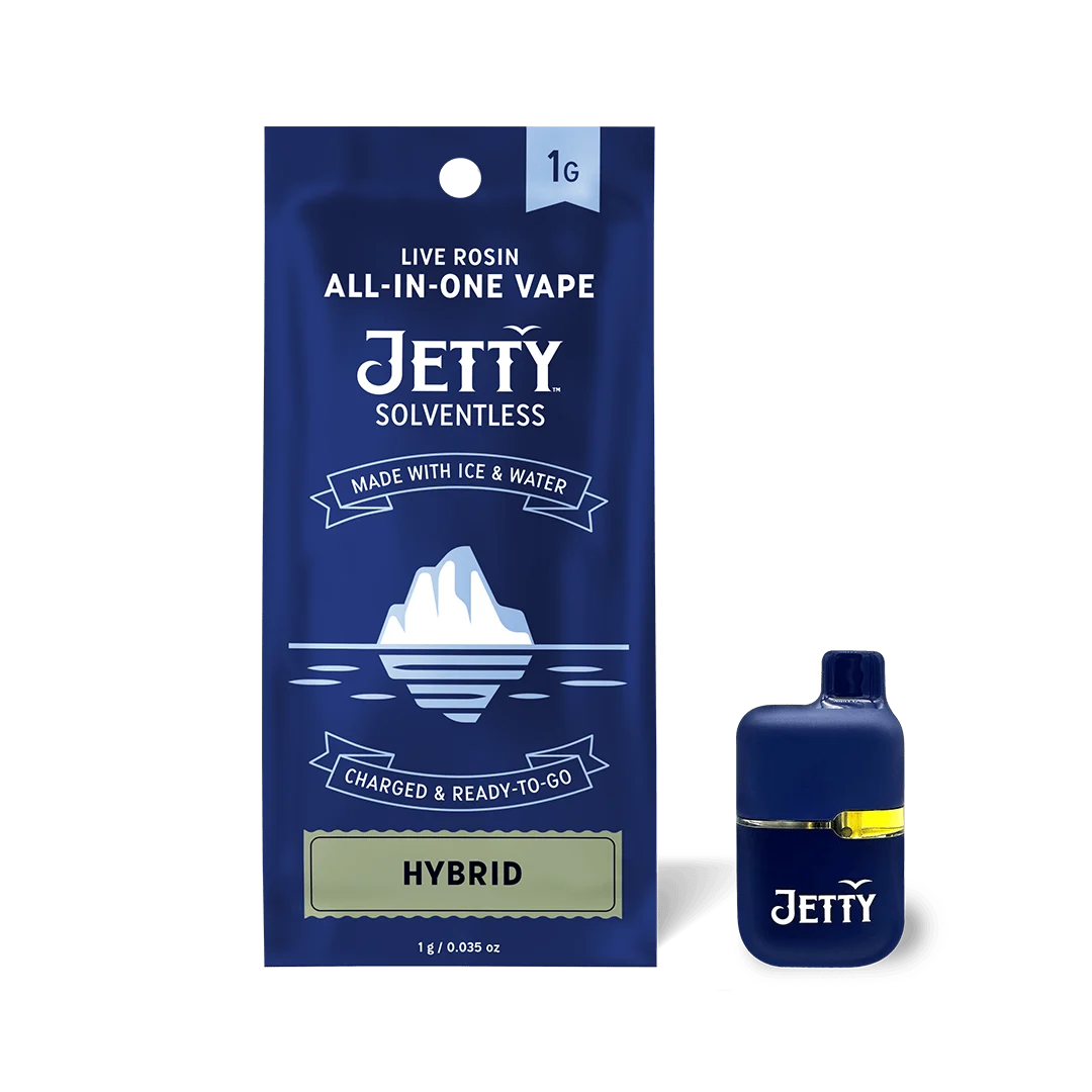 Jetty Pink Meridian Solventless Mini Tank Vape, 1G - 1G
