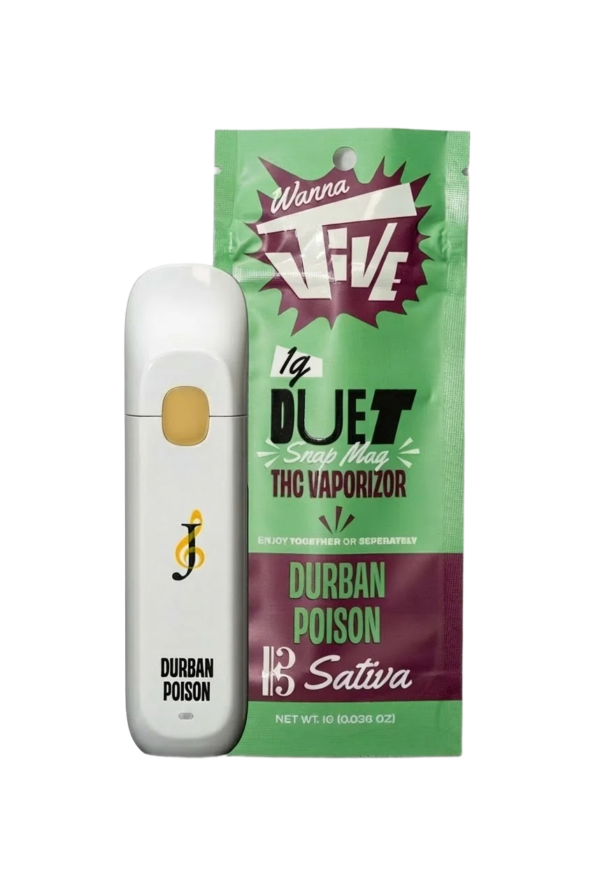 Wanna Jive Durban Poison Snap All-In-One Vape, 1G - 1G