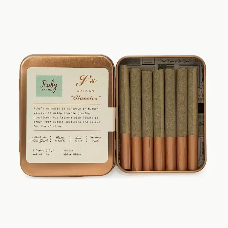 Ruby Farms White Widow Classics Pre-Rolls, 5G (7-Pack) - 5G