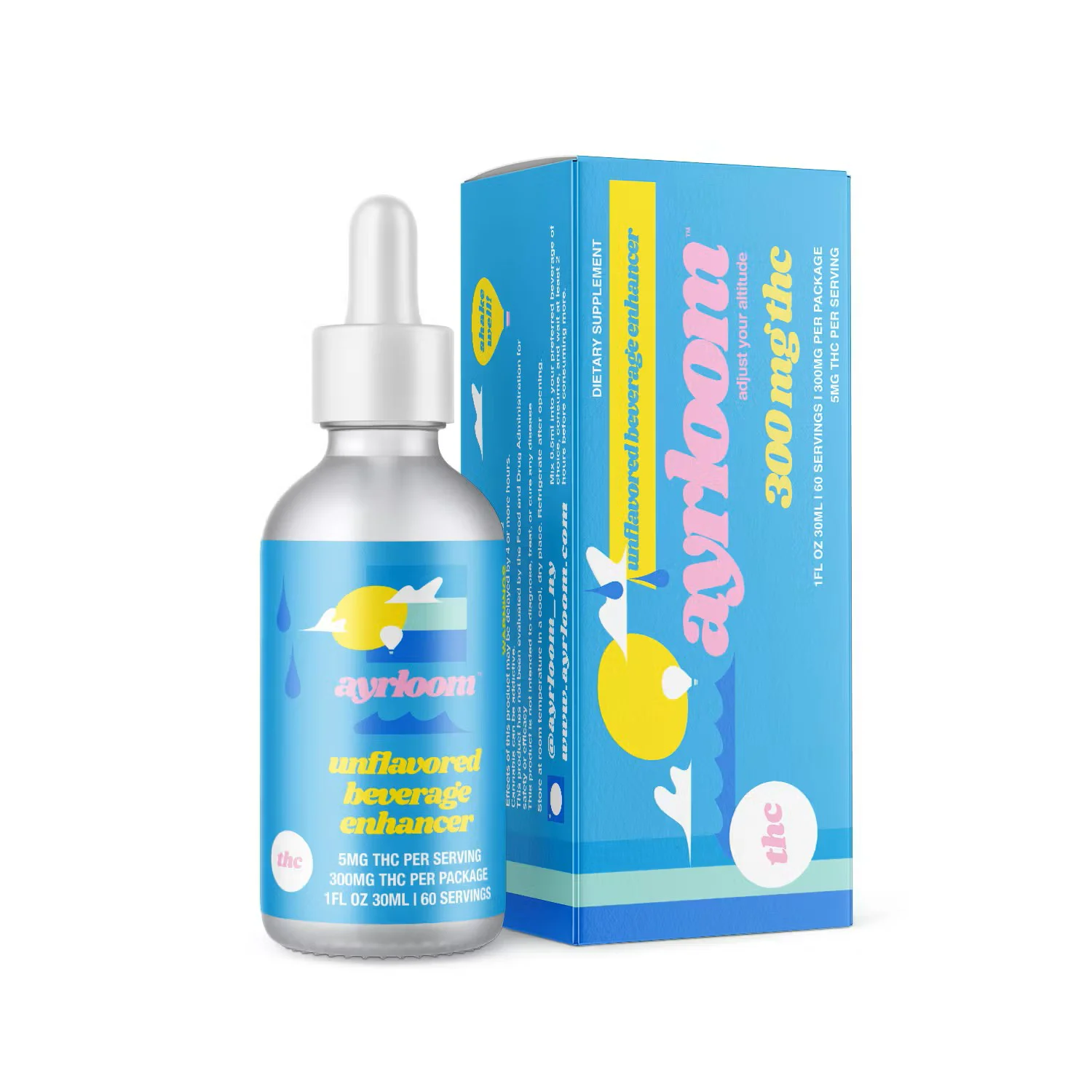 ayrloom Unflavored Beverage Enhancer, 300MG - 300MG