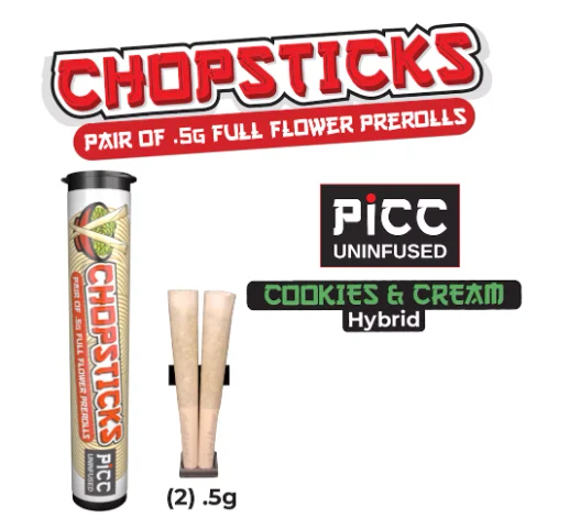 Crispys Cookies & Cream Crispy Rice Treat, 100MG