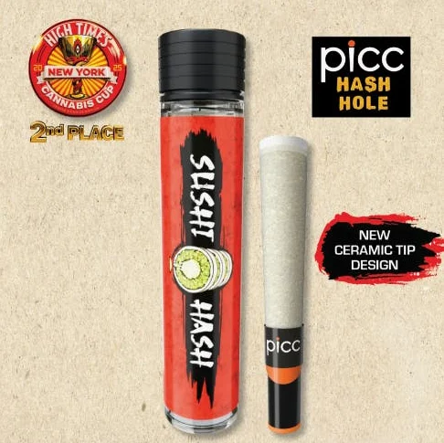 PICC Gold Rush x Zookies Hash Hole Pre-Roll, 1G - 1G