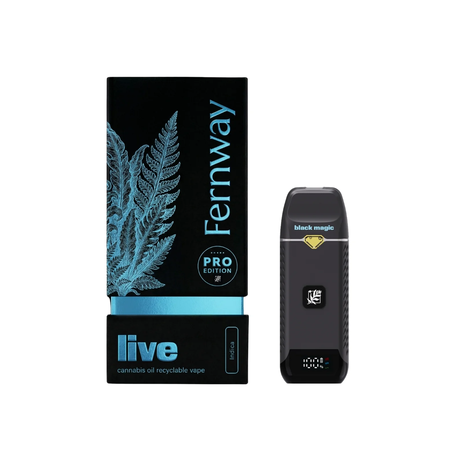 Fernway Black Magic Live Traveler Pro All-In-One Vape, 1G - 1G