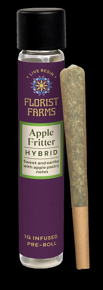 Florist Farms Apple Fritter Live Resin Infused Pre-Roll, 1G - 1G
