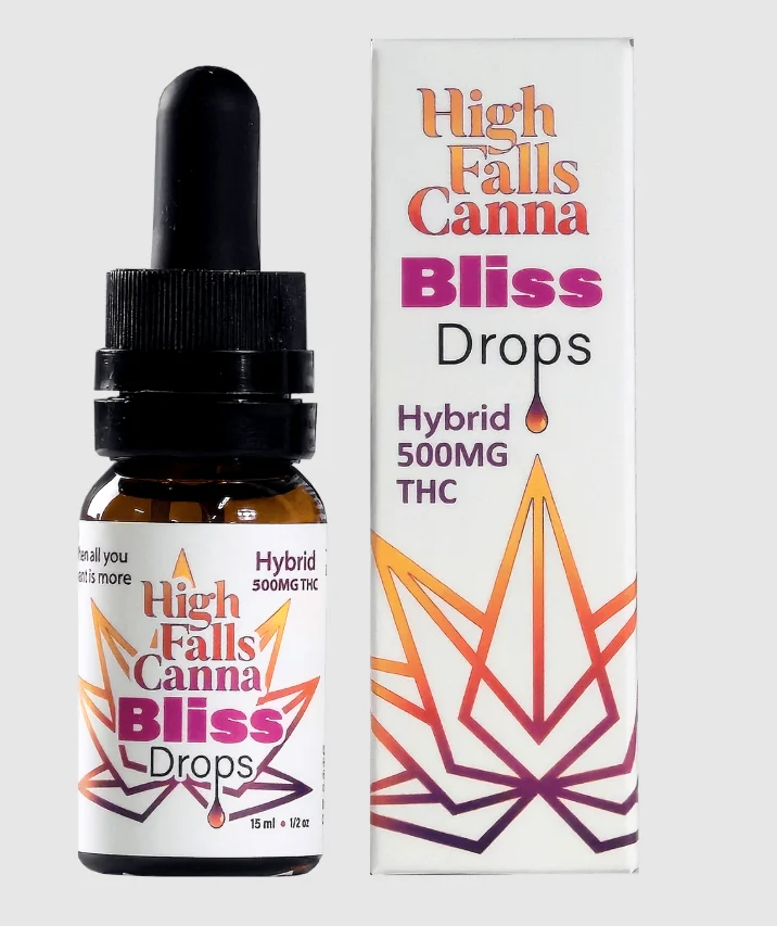 High Falls Bliss Drops Tincture, 500MG - 500MG