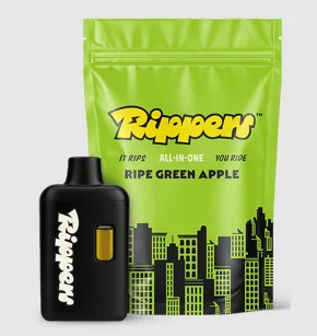Rippers Ripe Green Apple All-In-One Vape, 2G - 2G