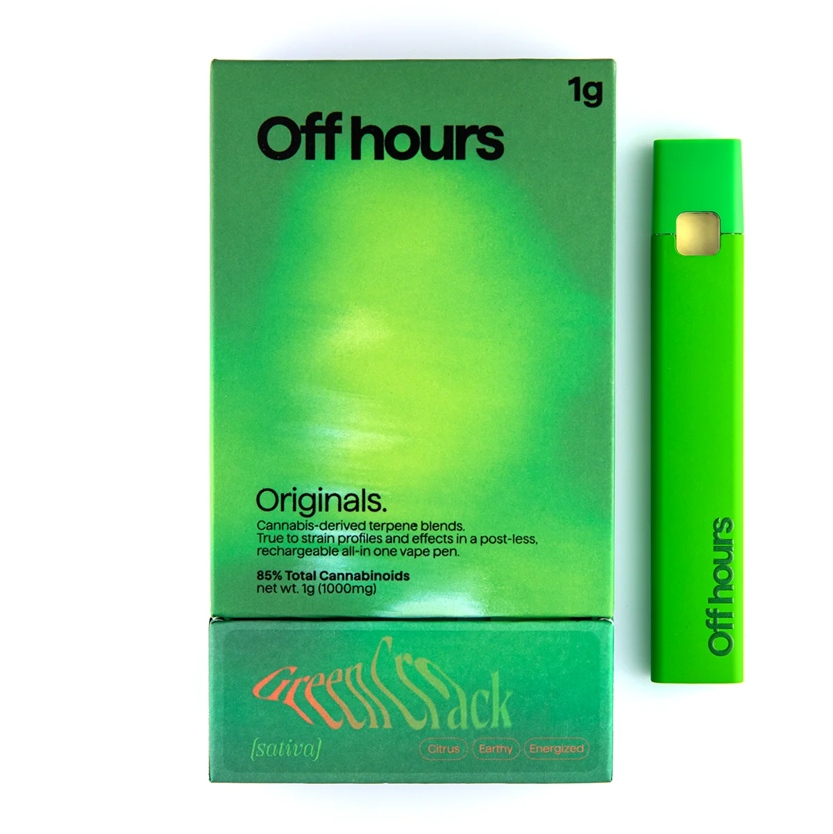 Off Hours Pink OG All-In-One Vape, 1G