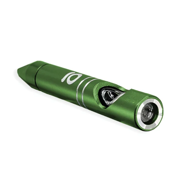 Ongrok Aluminum Meditation Pipe, Green - One Size