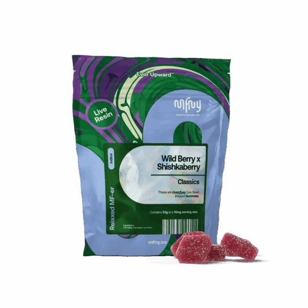 MFNY Wild Berry x Shishkaberry Live Resin Gummies, 100MG (10-Pack) - 100MG