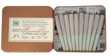 Ruby Farms Amnesia Haze Hash Infused Pre-Rolls, 5G (10-Pack) - 5G