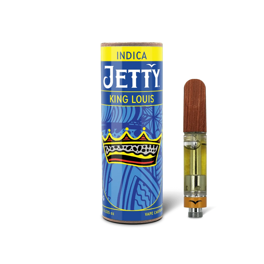 Jetty King Louis High THC Cartridge, 1G