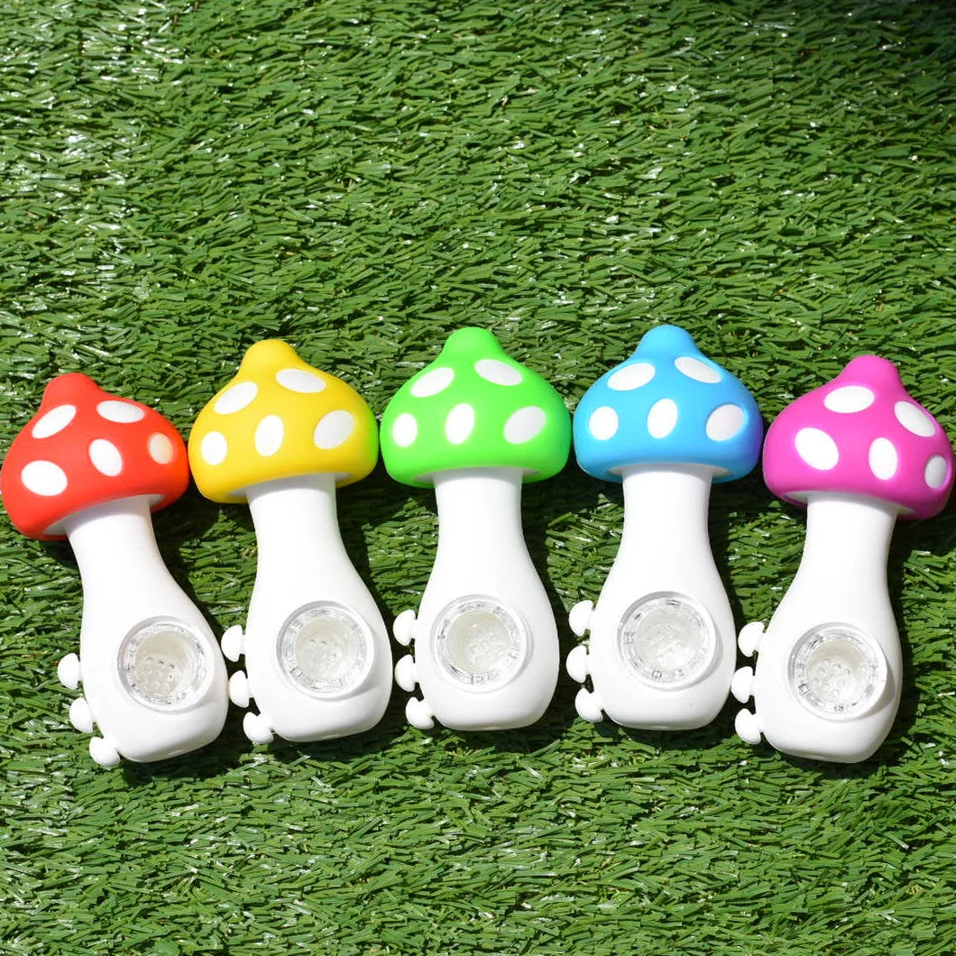 Pipe Dreams Mushroom Pipe, Red - One Size