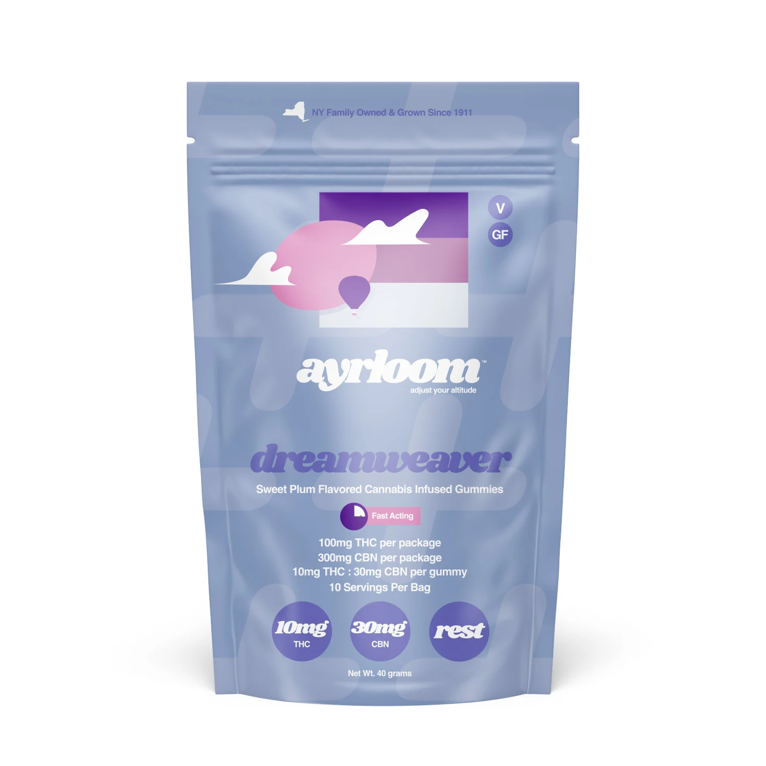 ayrloom Dreamweaver Gummies, 100MG (10-Pack)