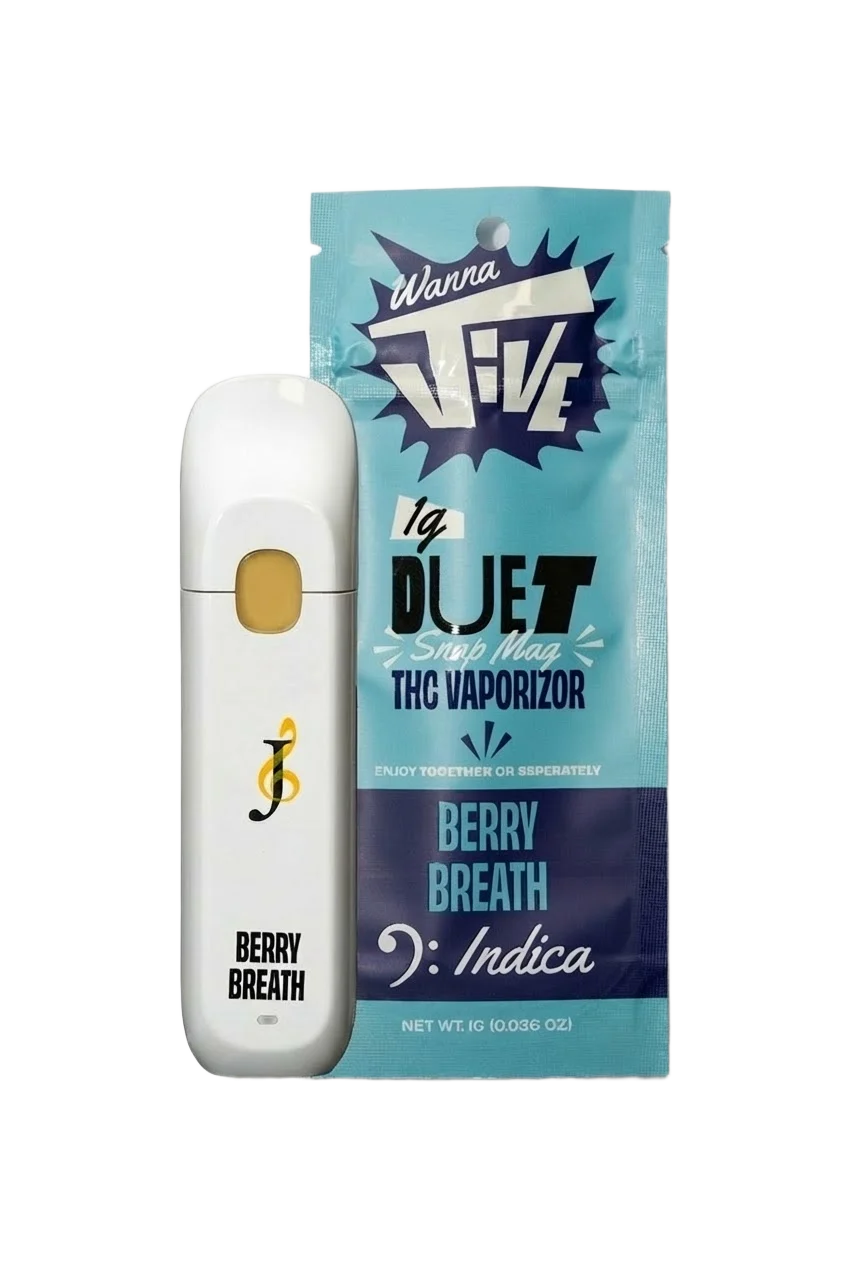 Wanna Jive Berry Breath Snap All-In-One Vape, 1G - 1G