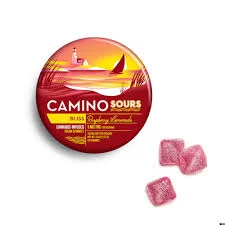 Camino Raspberry Lemonade Sour Gummies, 100MG (10-Pack) - 100MG