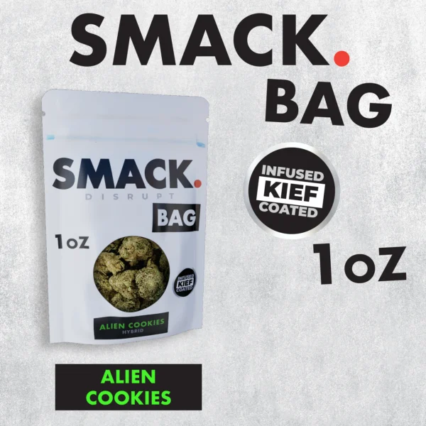 PICC Alien Cookies Smack Bag Kief Infused Flower, 28G