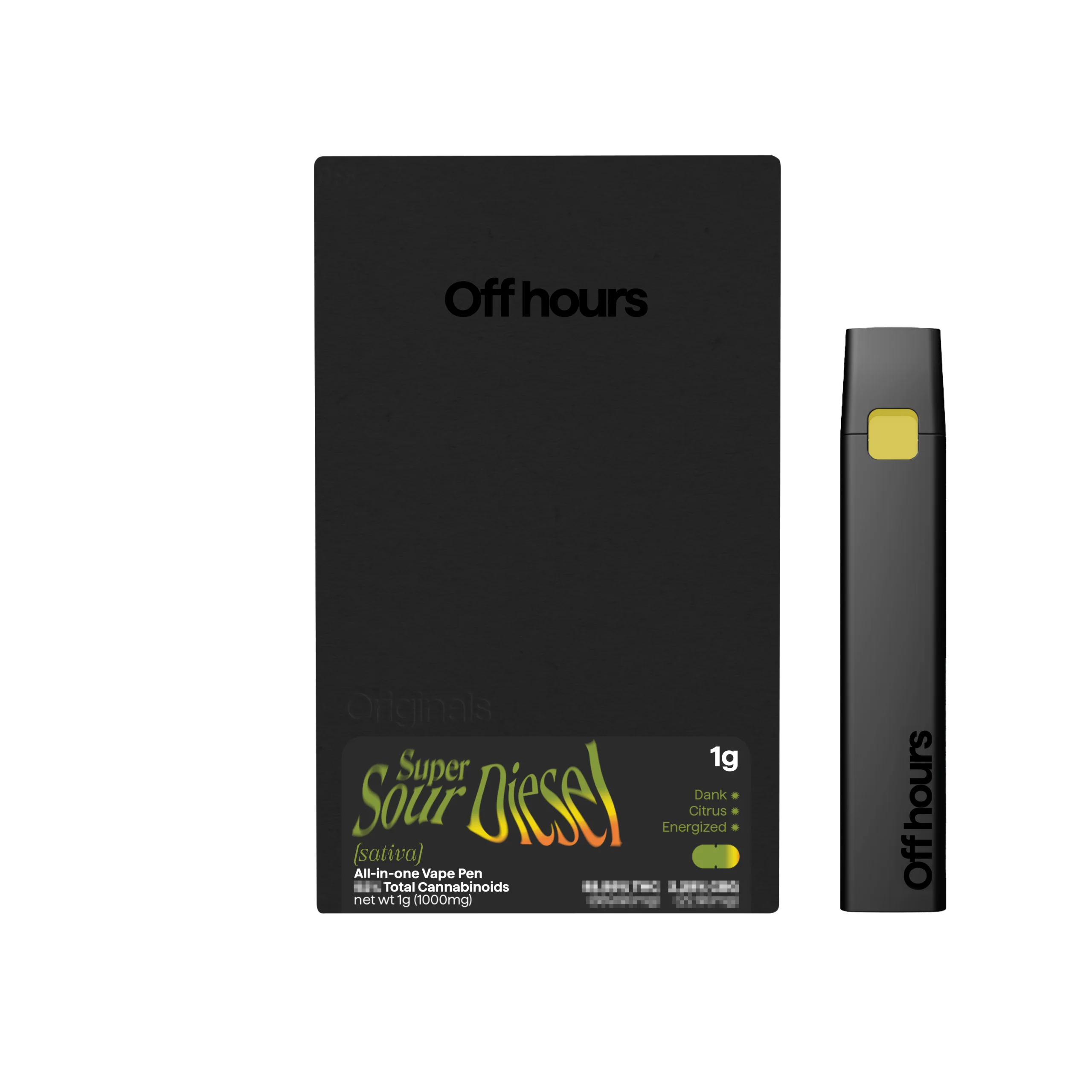 Off Hours Super Sour Diesel All-In-One Vape, 1G - 1G