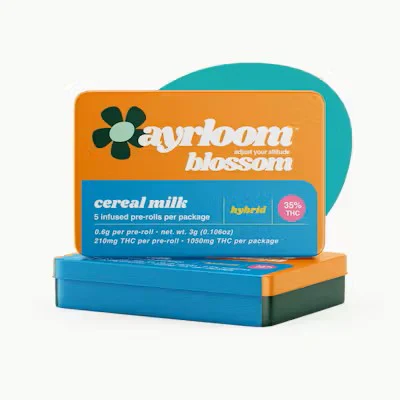 ayrloom Cereal Milk Infused Pre-Rolls, 3G (5-Pack) - 3G