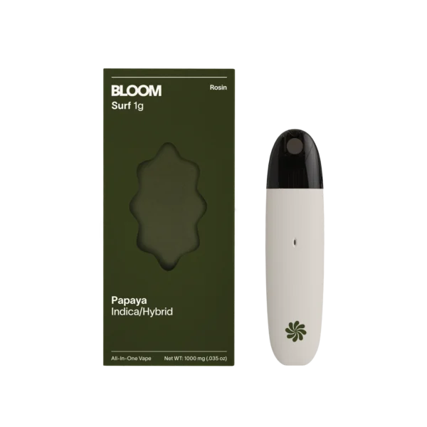 Bloom Papaya Rosin Surf All-In-One Vape, 1G - 1G