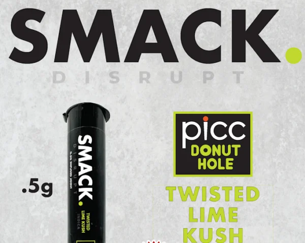 PICC Twisted Lime Kush Smack Infused Pre-Roll, 0.5G - 0.5G
