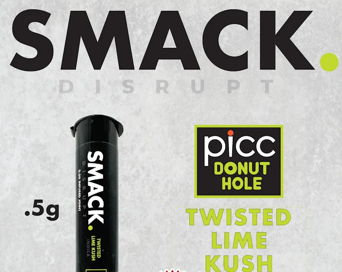 PICC Twisted Lime Kush Smack Infused Pre-Roll, 0.5G - 0.5G