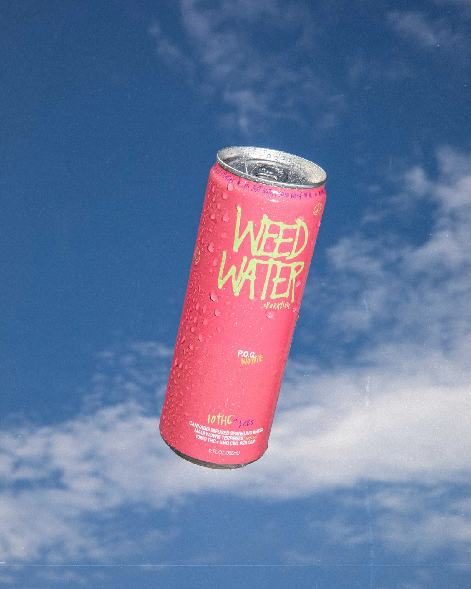 Weed Water P.O.G. Wowie Sparkling Water, 10MG - 10MG