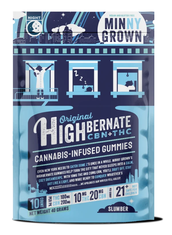 Minny Grown Highbernate Original Gummies, 25MG (10-Pack) - 25MG