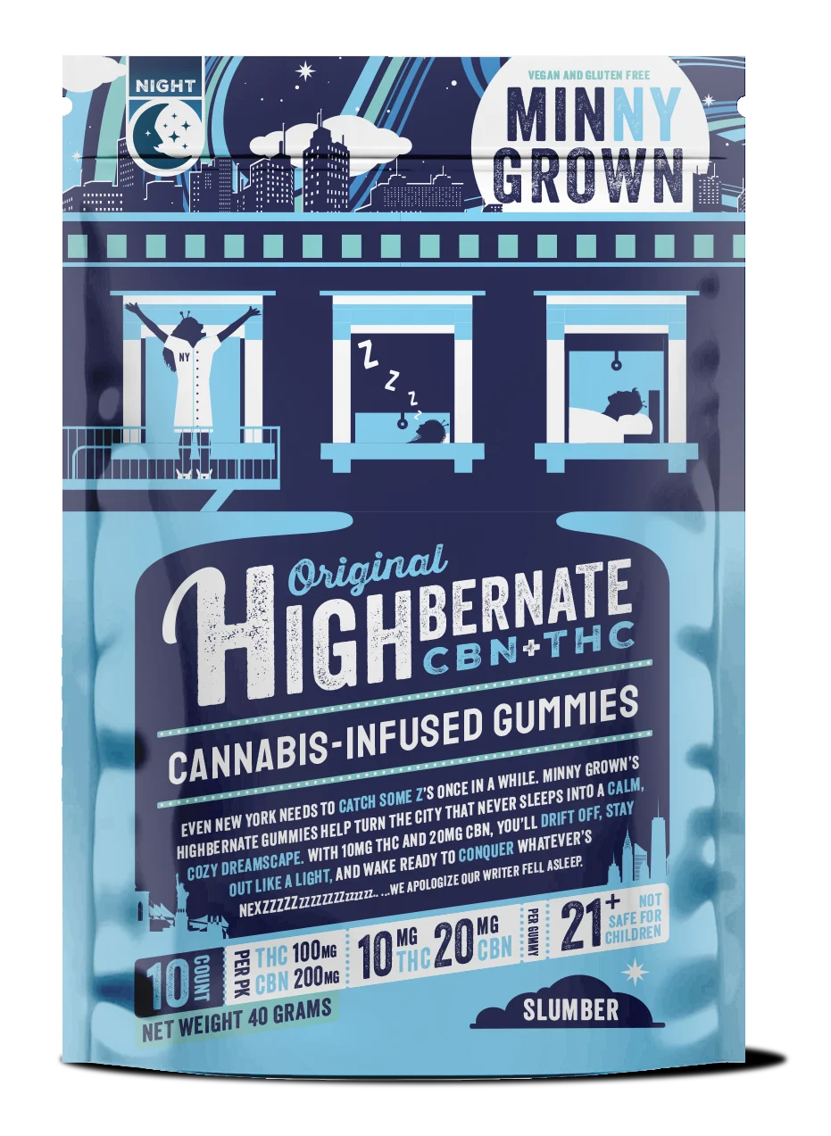 Minny Grown Highbernate Original Gummies, 25MG (10-Pack) - 25MG