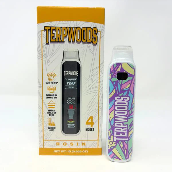 Terpwoods Papaya Melt Rosin All-In-One Vape, 1G - 1G