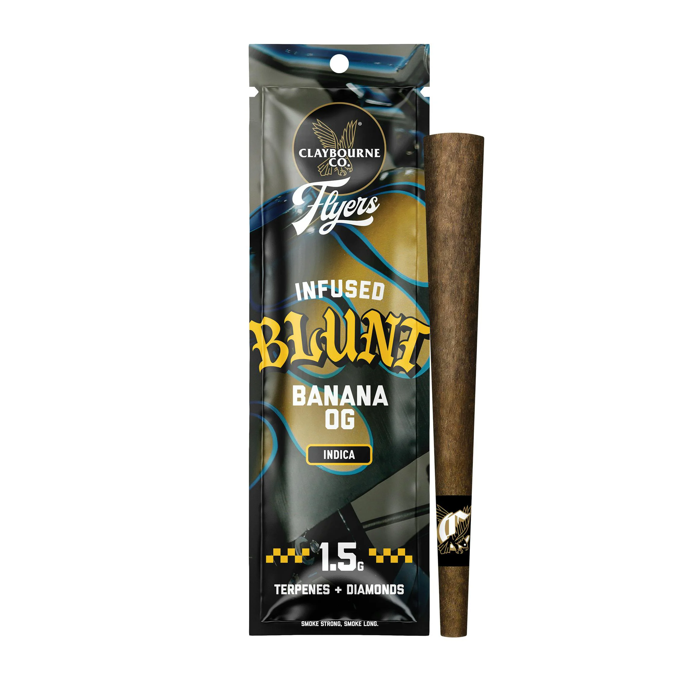 Claybourne Banana OG Infused Blunt, 1.5G - 1.5G