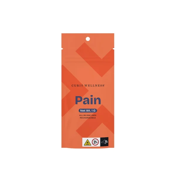 Curio Pain Soothing Lemon Lime All-In-One Vape, 1G - 1G