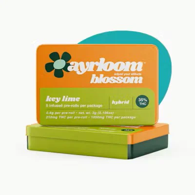 ayrloom Key Lime Infused Pre-Rolls, 3G (5-Pack) - 3G