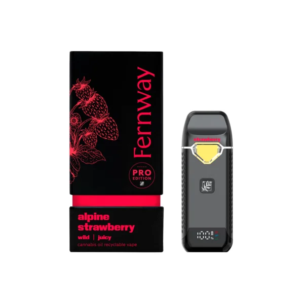 Fernway Alpine Strawberry Traveler Pro All-In-One Vape, 2G - 2G