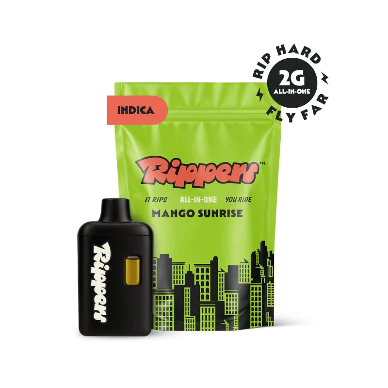 Rippers Mango Sunrise All-In-One Vape, 2G - 2G