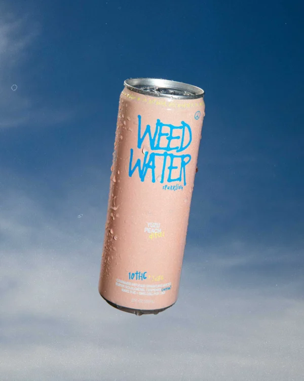 Weed Water Yuzu Peach Diesel Sparkling Water, 10MG - 10MG