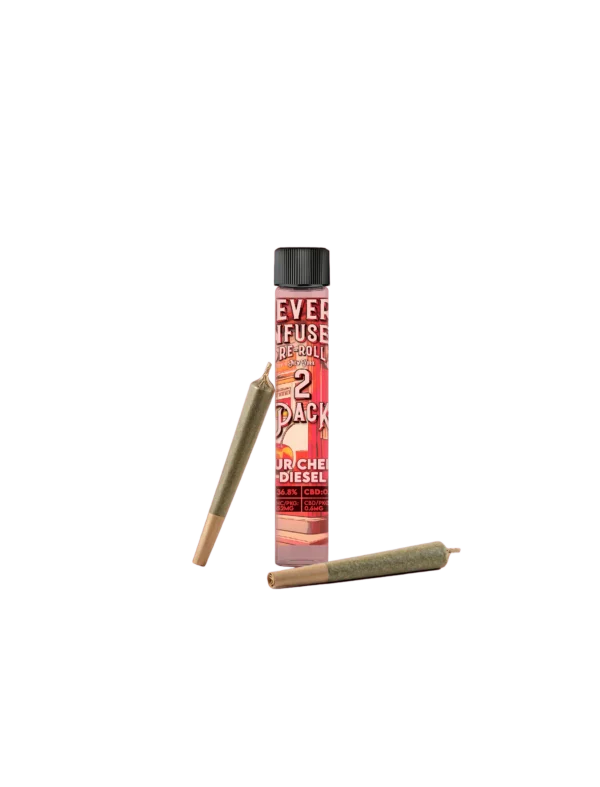 Revert Sour Cherry Diesel Infused Pre-Rolls, 1.5G (2-Pack) - 1.5G