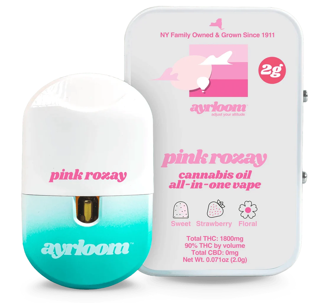 ayrloom Pink Rozay All-In-One Vape, 2G - 2G