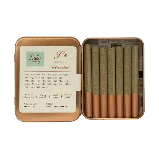 Ruby Farms Ghost Train Haze #2 Classics Pre-Rolls, 5G (7-Pack) - 5G