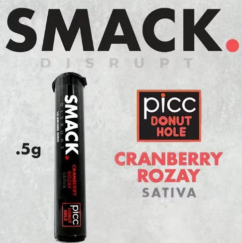PICC Cranberry Rozay Smack Infused Pre-Roll, 0.5G - 0.5G