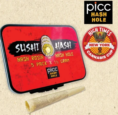 PICC Apple Fritter x Super Boof Hash Hole Pre-Rolls, 2.5G (5-Pack) - 2.5G