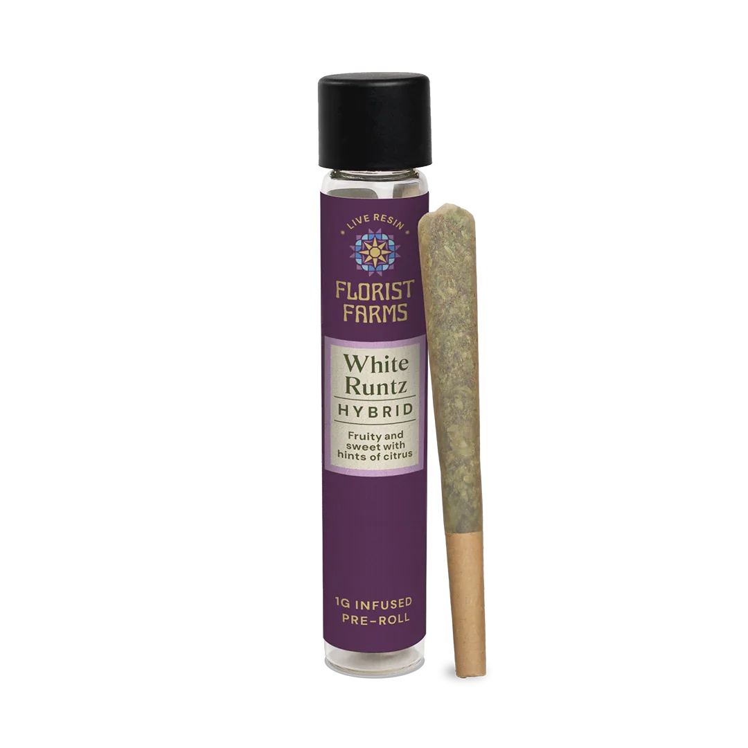 Florist Farms White Runtz Pre-Roll (Promo), 1G