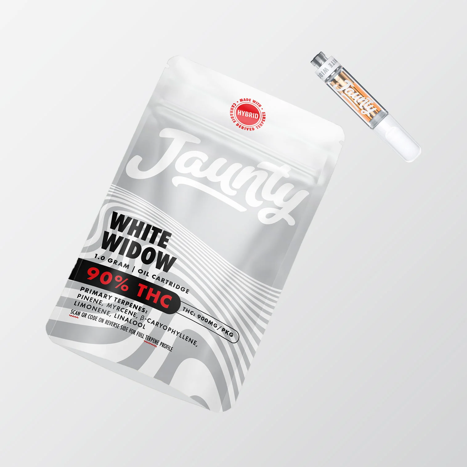 Jaunty White Widow Cartridge, 1G - 1G